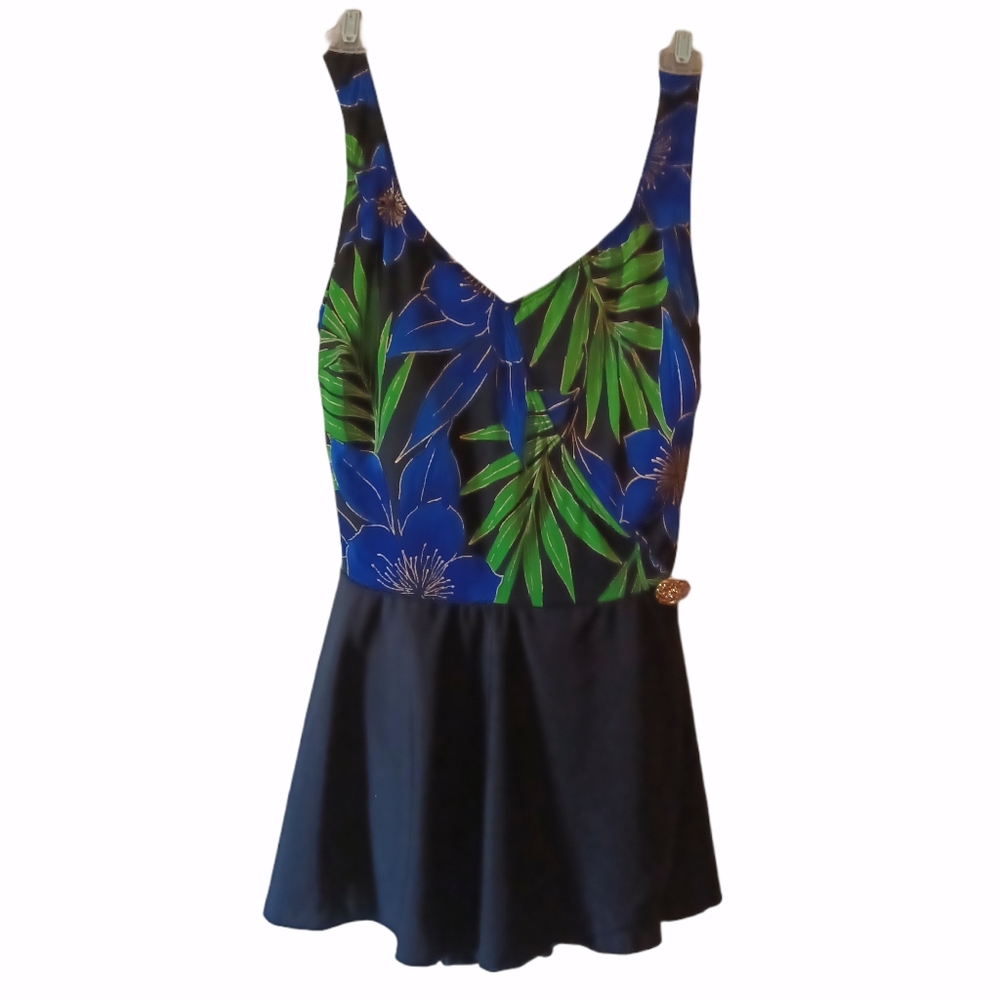 Inches away one piece swim suit sz 12